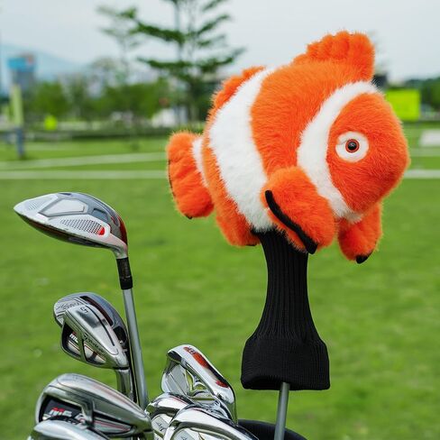 Craftsman Golf Club Cover Fur Seal Driver Headcover Funny Plush Golf Head Cover Driver Club Cover for Men Women Kids Golf Gifts in Saudi Arabia