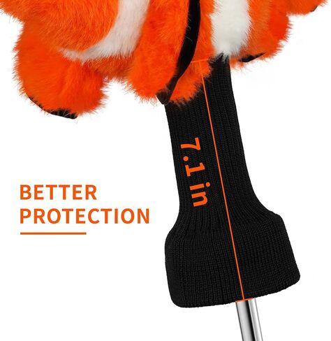 Craftsman Golf Club Cover Fur Seal Driver Headcover Funny Plush Golf Head Cover Driver Club Cover for Men Women Kids Golf Gifts in Saudi Arabia