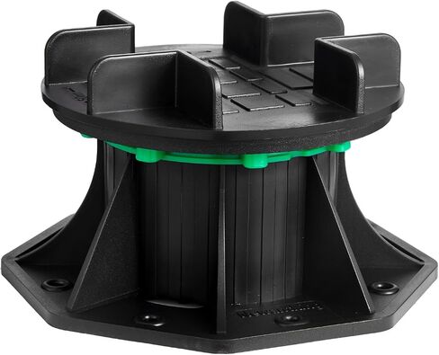 كتل DECK VEVOR 24 PCS ، 2000 رطل / 907.18 كجم من السعة الحمل ، الدعم لدعم رصف قاعدة التمثال البلاستيكي ، وزيادة 1.18-2.36 بوصة / 30-60 مم ، وارتفاع قاعدة سقيفة قابلة للتعديل للمعادن الخشبية المعدنية in Saudi Arabia