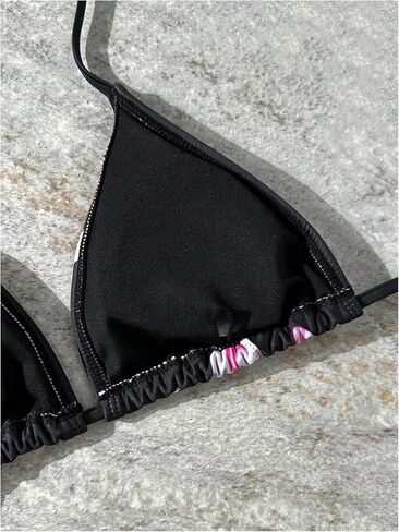 Wdirara Women's 3 قطعة Boho Paisley Floral Swimsuit Halter Bikini مجموعة مثلث سلسلة السباحة مع تنورة الشاطئ in Kuwait