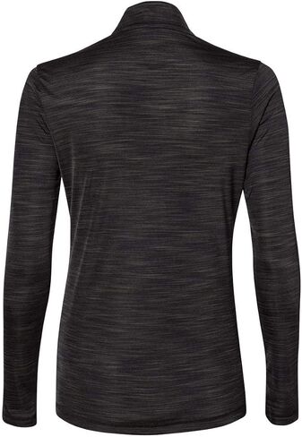 adidas Womens Lightweight Melange Quarter-Zip Pullover (A476) -Black Mela in Saudi Arabia