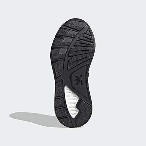 Adidas ZX 1K Boost (للأطفال الكبار) أسود/أبيض/أسود فضي معدني 4.5 للأطفال الكبار in Kuwait