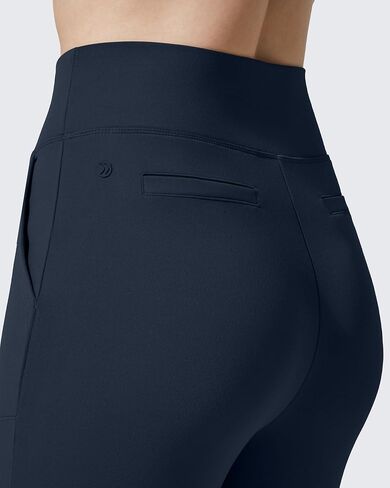 G4Free Barefeel Women's Fleece Lined Flare Yoga Pants Winter Thermal High Waist Leggings with Pockets in Saudi Arabia