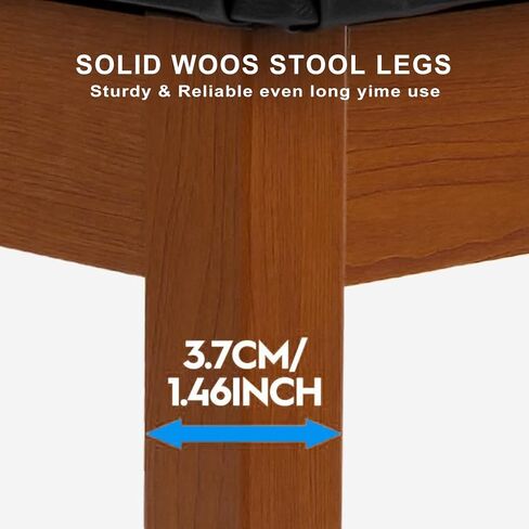 Solid Wood Piano Bench with Storage | Professional Keyboard Stool with Suede Cushion，an Piano Stool Designed for Extended Practice Sessions（Brown） in Kuwait