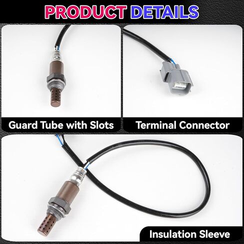 Oxygen O2 Sensor Downstream Compatible with Toyota 4Runner Camry RAV4 Solara Tacoma FJ Cruiser Lexus ES300 ES330 GX470, 2001-2012, Oxygen Sensor Replace OE # 2344261,8946533250 in Kuwait