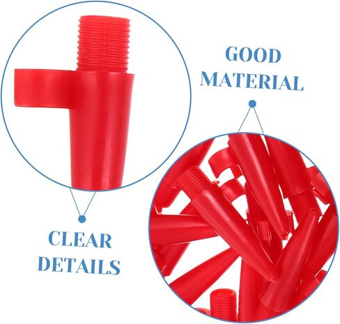 TOYANDONA 20pcs Plastic Air Pump Nozzles for Inflatable Toys Balls Air Bed Mattress in Saudi Arabia