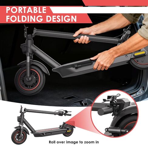 Electric Scooter for Adults, 19/25 Mph Max Speed, 21/25/35 Miles Range,350/500/600W APP Control E-Scooter with 8.5"/10" Inflatable tire, Foldable Escooter with App Control, UL 2272 Certified in Saudi Arabia