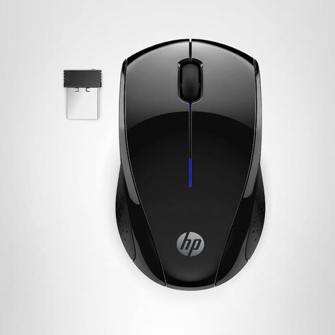 HP X3000 G3 Wireless Mouse Silver, up to 15-Month Battery,Scroll Wheel, Side Grips for Control, Travel-Friendly, Blue LED, Powerful 1600 DPI Optical Sensor, Win XP,8, 11 Compatible (683N9AA#ABL) in Kuwait