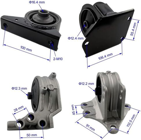4pcs محرك المحرك ومجموعة Mount Trans متوافقة مع Mitsubishi Galant Eclipse 1999 2000 2001 2002 2003 مع Auto Trans Mount لـ A4602 A4612 A4621 A6699 in Kuwait