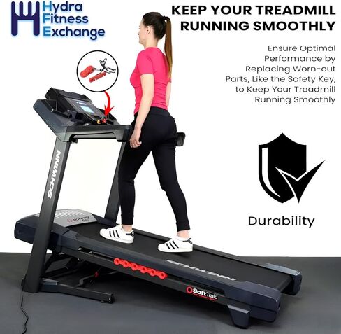 استبدال مفتاح أمان المطحنة - قفل الأمن المغناطيسي البلاستيكي ABS مع الحبل لوقف الطوارئ - متوافق مع Schwin 8.0T ، P/N 8006259 in Kuwait