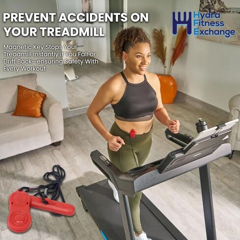 استبدال مفتاح أمان المطحنة - قفل الأمن المغناطيسي البلاستيكي ABS مع الحبل لوقف الطوارئ - متوافق مع Schwin 8.0T ، P/N 8006259 in Kuwait