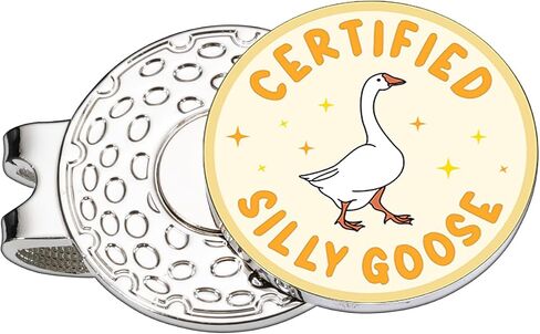 Funny Goose Golf Ball Marker, Unique Magnetic Hat Clip for Golfers, Cool Golf Accessories for Men Women Golf Lovers, Christmas Stocking Stuffer in Saudi Arabia