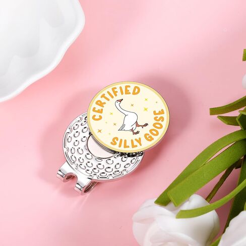 Funny Goose Golf Ball Marker, Unique Magnetic Hat Clip for Golfers, Cool Golf Accessories for Men Women Golf Lovers, Christmas Stocking Stuffer in Saudi Arabia