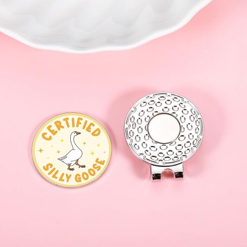 Funny Goose Golf Ball Marker, Unique Magnetic Hat Clip for Golfers, Cool Golf Accessories for Men Women Golf Lovers, Christmas Stocking Stuffer in Saudi Arabia