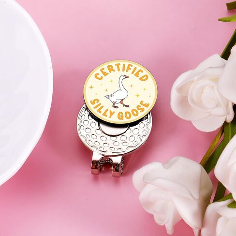 Funny Goose Golf Ball Marker, Unique Magnetic Hat Clip for Golfers, Cool Golf Accessories for Men Women Golf Lovers, Christmas Stocking Stuffer in Saudi Arabia