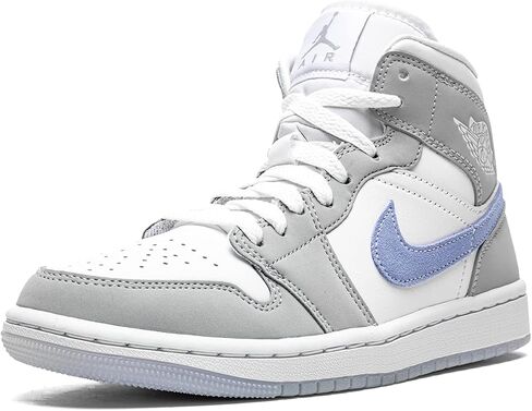 Nike Women's Air Jordan 1 Sneaker ، White Black Panda Mid ، 7 in Saudi Arabia