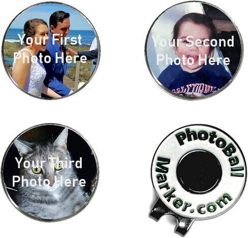 Golf Ball Markers - Custom Set of Three and Golf Hat Clip in Saudi Arabia