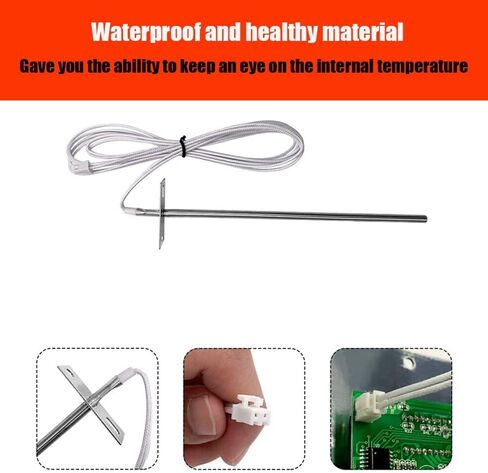 RTD Temperature Probe Sensor Replacement Parts for Camp Chef Wood Pellet Smoker Grill Temp Probe, Replace for Part PG24-44 in Kuwait