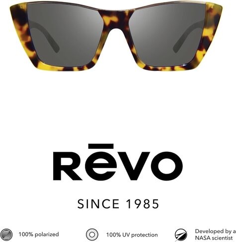 Revo Chelsea Women's Polarized Sunglasses | Everyday Fashion Sunglasses | Biodegradable Handmade Frame with Metal Details in Saudi Arabia