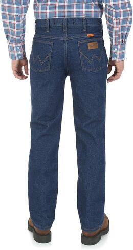 Wrangler FR47M Men's FR Flame Resistant Regular Fit Lightweight Denim Jeans - 44W x 32L in Saudi Arabia