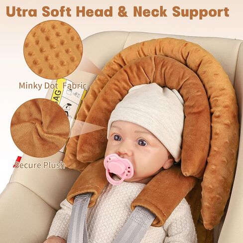مقعد السيارة للرضع ، دعم HNHUAMING Baby Car Car Sent Head & Body مع وسادات اثنين in Kuwait