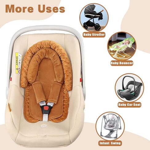 مقعد السيارة للرضع ، دعم HNHUAMING Baby Car Car Sent Head & Body مع وسادات اثنين in Kuwait