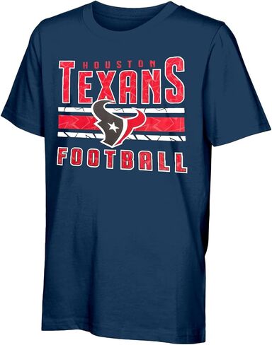 NFL Officially Licensed Kids Youth Boys 8-20 Primary Logo Wordmark in The Mix 2 Pack Long Sleeve T-Shirt Combo Set in Saudi Arabia