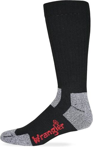 Wrangler mens Steel Toe Boot Ultra-dri Work Crew Socks 2 Pair Pack in Saudi Arabia