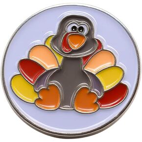 علامة كرة الجولف من تومي تركيا - علامة كرة جولف ممتازة لوضع اللون الأخضر | علامة كرة جولف فريدة من نوعها للرجال والنساء - هدية كرة جولف من أجل المحاذاة والأناقة، بعرض 2.54 سم in Kuwait