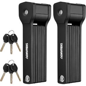 Folding Bike Lock Bicycle Scooter Folding Locks with 3Keys Heavy Duty Bike Lock with Easy Mounting Bracket Alloy Steel Foldable Lock in Kuwait