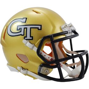 خوذة كرة القدم الصغيرة Riddell Georgia Tech Jackets Revolution Speed ​​- خوذات جامعية صغيرة in Saudi Arabia