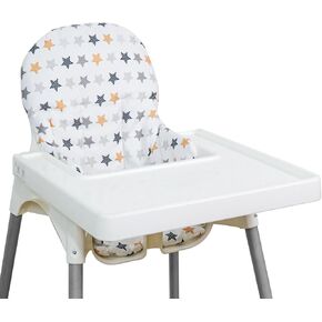 for IKEA High Chair Cushion, for Antilop High Chair Cushion, Cushion High Chair, High Chair Pad for IKEA Antilop Highchair, Cotton Non-Slip, Soft, Baby Sitting More Comfortable (Green Leaf) in Kuwait