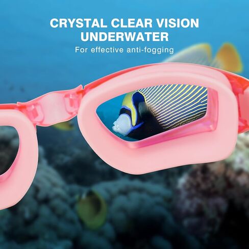 نظارات السباحة لا تتسرب مكافحة الحماية من الأشعة فوق البنفسجية القابلة للتعديل مع نظارات سباحة احترافية للرجال البالغين نساء in Kuwait