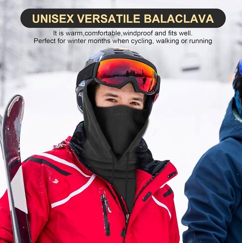 Ski Mask Balaclava Winter Face Mask Men and Women Windproof Thermal Cold Weather Gear Motorcycle Snowboard Hat Neck Warmer in Saudi Arabia