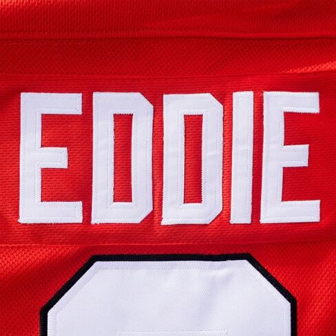 Cousin Eddie #2 Chicago Shitters Hockey Jersey - إرتداد مستوحى من الكوميديا ​​الحمراء للعطلات، حروف مخيطة، مقاسات البالغين S-5XL in Kuwait