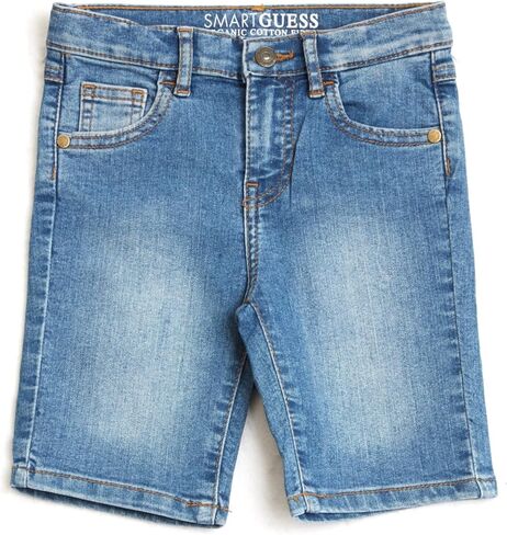 GUESS Boys' Big Organic Stretch Denim 5 Pocket Short in Saudi Arabia