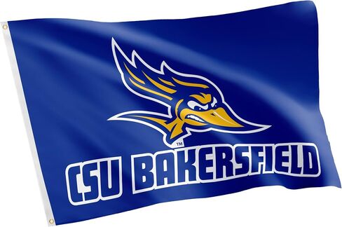 علم Desert Cactus Cal State Bakersfield University California CSBUC - لافتة Roadrunners مقاس 3 × 5 أقدام، قماش متين للاستخدام الداخلي/الخارجي، تصميم بوليستر 100% (النمط 1) in Saudi Arabia