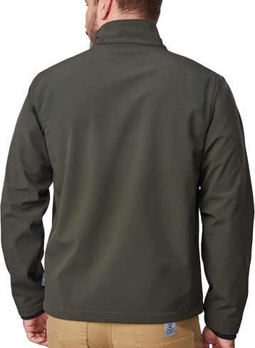 Free Country Men's Softshell Jacket Water & Wind Resistant Insulated Warm Lined Fleece Rain Hiking Outdoor Jacket-Lanier in Saudi Arabia