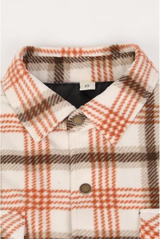 ZENTHACE Men's Quilted Lined Fleece Shirt Jacket, Snap Button Plaid Shacket, Fall Winter Warm Workwear Overshirt in Saudi Arabia