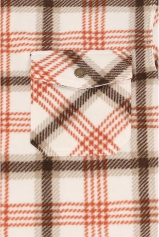 ZENTHACE Men's Quilted Lined Fleece Shirt Jacket, Snap Button Plaid Shacket, Fall Winter Warm Workwear Overshirt in Saudi Arabia