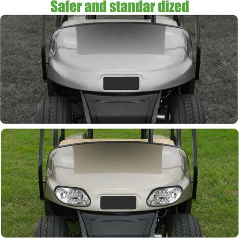 المصابيح الأمامية لعربة الجولف 10L0L لـ EZGO TXT/T48 (2014-Up) - استبدال جانب السائق والراكب، مصابيح أمامية ساطعة 12 فولت تناسب نماذج الغاز/الكهرباء بشكل مباشر in Saudi Arabia