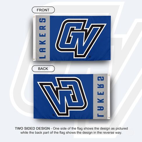 Desert Cactus Grand Valley State University Flag GVSU Lakers Flags Banners 100% Polyester Indoor Outdoor 3x5 (Team Name) in Saudi Arabia