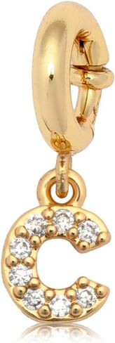 Initial Charm, L, Customizable Charm for Bracelets, Necklaces, Keychains & More in Saudi Arabia