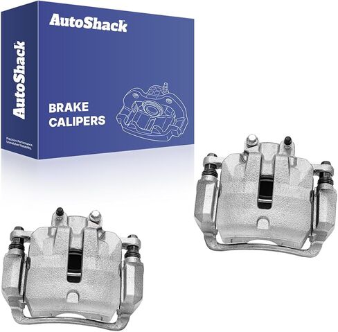 AutoShack Front Brake Calipers Set of Assembly with Bracket Replacement for Chevrolet Equinox Impala Malibu GMC Terrain Buick LaCrosse Regal Cascada AWD FWD Driver and Passenger Side BC3178PR in Saudi Arabia