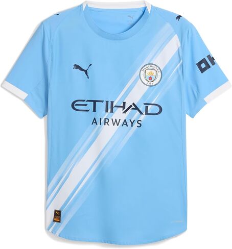 Manchester City FC Men’s 2025/26 Authentic Home Soccer Jersey - Slim Fit - Team Light Blue in Saudi Arabia