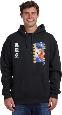 BioWorld Dragon Ball Z الشخصيات المفضلة للبالغين الأسود مزدوج الوجه هوديي in Saudi Arabia