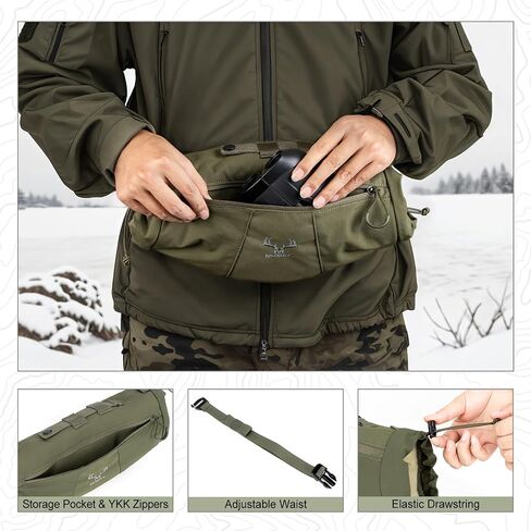 Hunting Hand Warmer Muff: Portable Fleece Waist Handwarmer Pouch Insulated Outdoor Gear Cold Weather for Camping, Hiking in Saudi Arabia