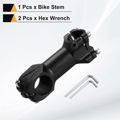 HARFINGTON Bike Stem Aluminum Alloy Bicycle Handlebar Stem with Hex Wrench for Mountain Road Bike BMX Cycling in Saudi Arabia
