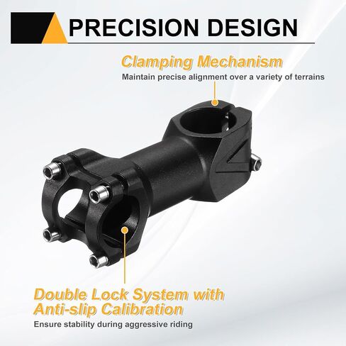HARFINGTON Bike Stem Aluminum Alloy Bicycle Handlebar Stem with Hex Wrench for Mountain Road Bike BMX Cycling in Saudi Arabia
