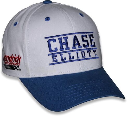 Checkered Flag Sports Chase Elliott #9 NASCAR 2025 Adult Throwback Cotton Twill Snapback White Hat in Saudi Arabia
